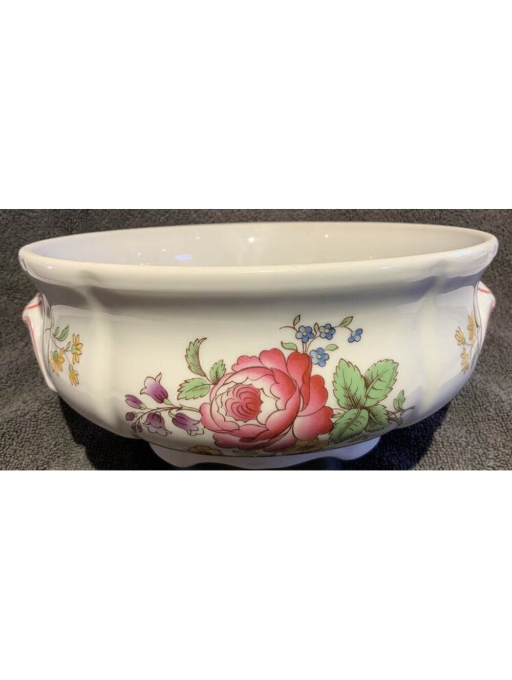 Spode Marlborough Sprays ‘Oven to Tableware’ 9.5”W Soup Tureen w/o Lid